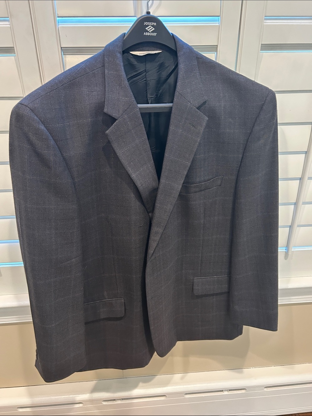 Pronto Uomo Men's Gray Windowpane Sport Coat